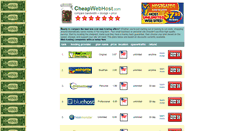 Desktop Screenshot of cheapwebhost.com